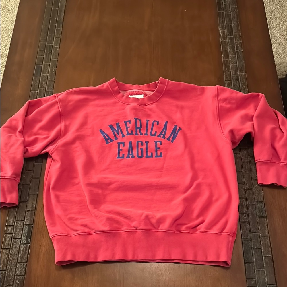 American Eagle Red Sweatshirt